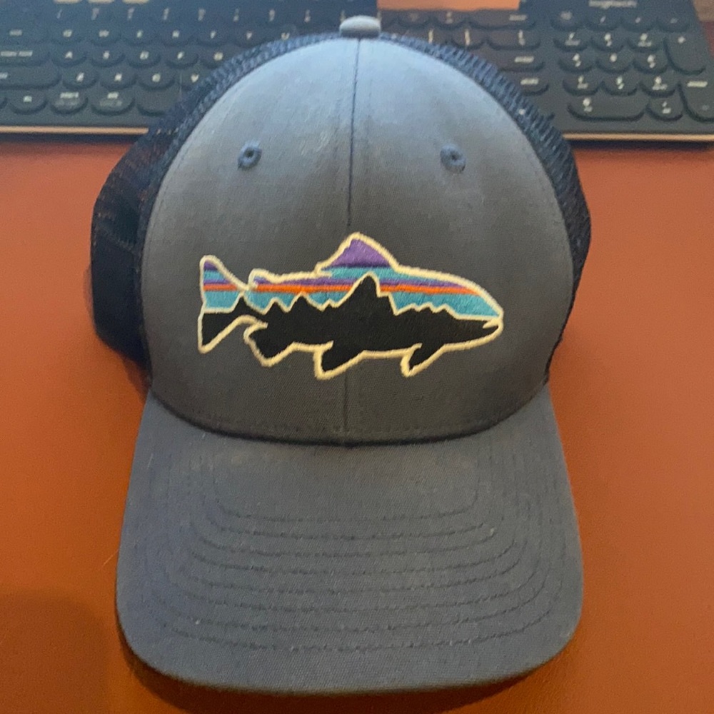 Patagonia Trout Trucker Hat Blue